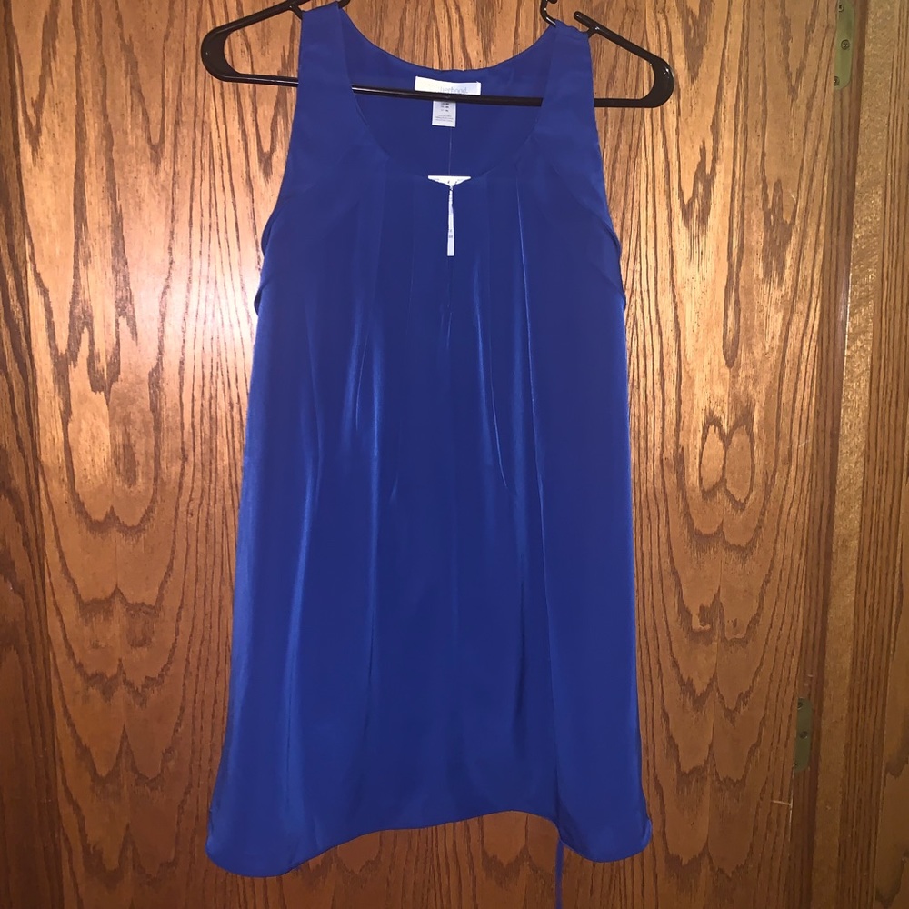 Motherhood Maternity NWT blue blouse